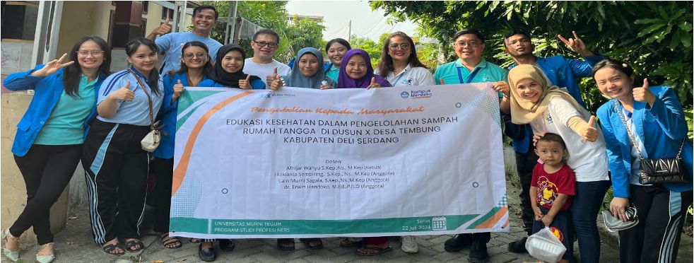 Mahasiswa Profesi Ners Universitas Murni Teguh Berdayakan Masyarakat Desa Tembung Kelola Sampah Menjadi POC dan Eco Enzym