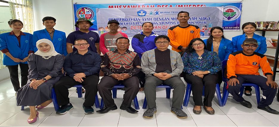 Wujudkan Generasi Sehat, Mahasiswa Profesi Ners Universitas Murni Teguh Berkontribusi dalam Percepatan Penurunan Stunting di Desa Pematang Lalang